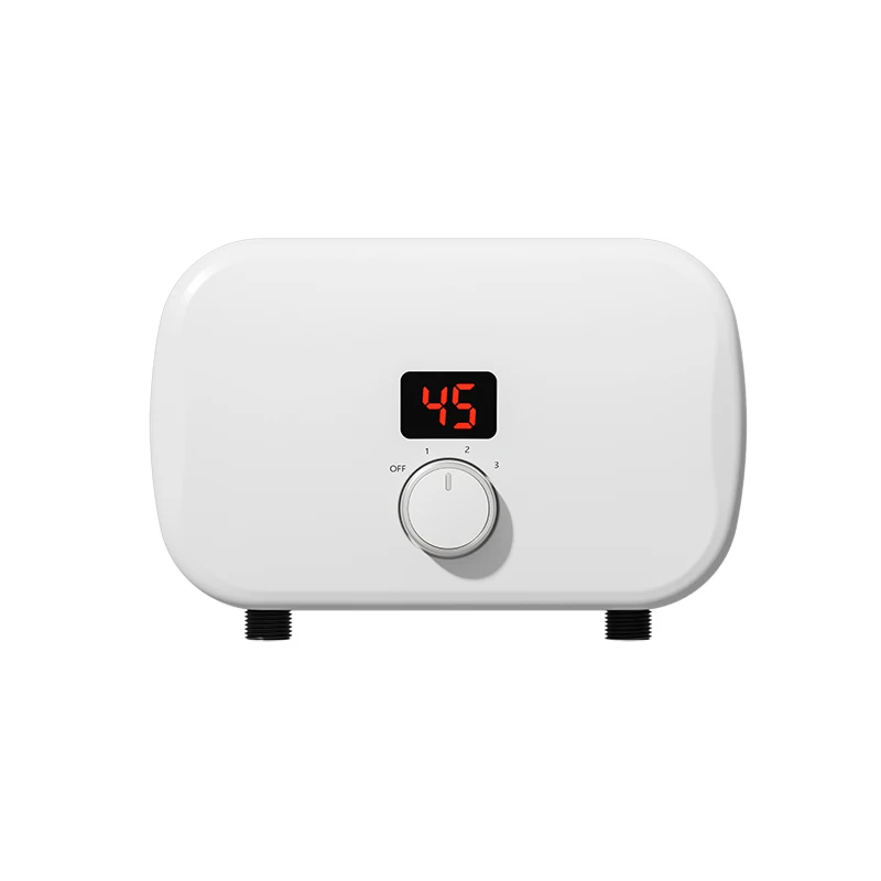High Quality Mini 3500W 4500W 5500W Water Geyser Tankless Instant Electric Water Heater With Knob Control