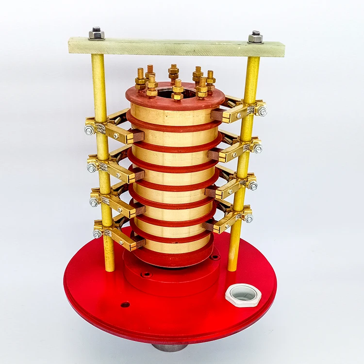 Brass slip ring flange mounting slip ring for multi-channel equipment