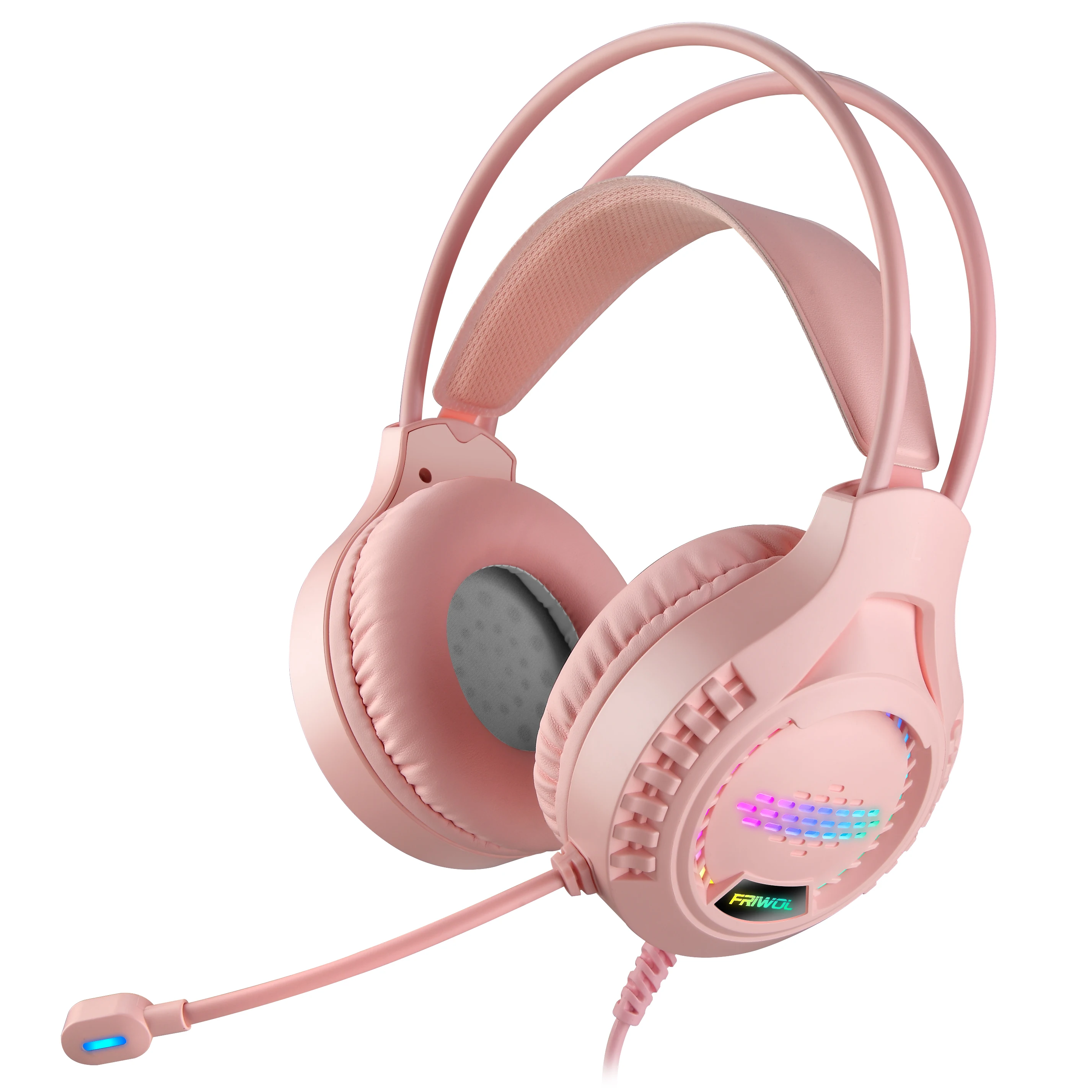 X3 Gamer Wired Rgb Over Ear Headband Anc Boys Noise Cancel Cable Aux Usb Pc Game Headphone Gaming Headset With Microphone