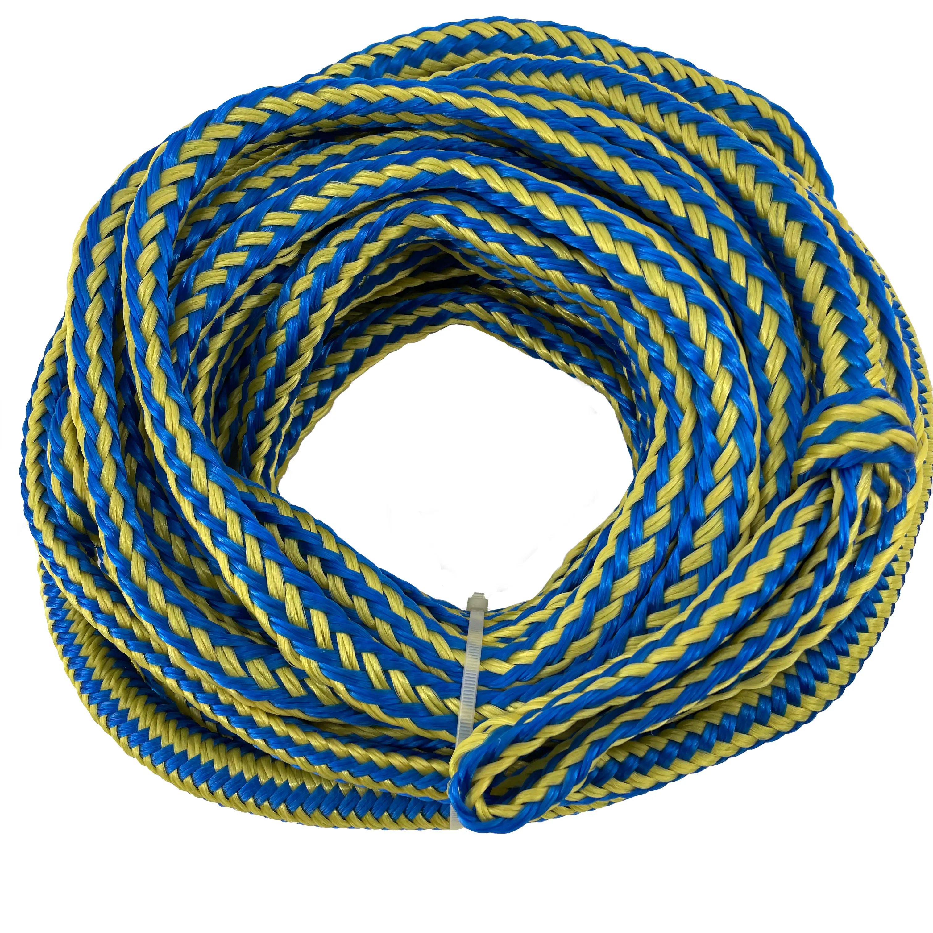 50ft 4100lbs 1-4 Riders Bungee Tow Rope  For Towable Tube 4K Water Ski Rope Heavy Duty Towable Rope for Boat