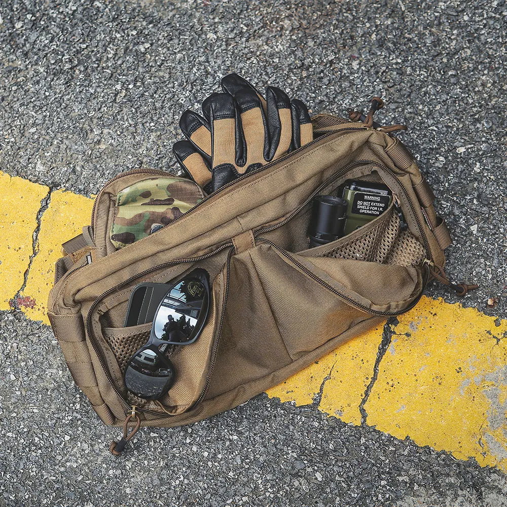 Emersongear Cordura 500D Nylon Waterproof Multi-purpose Diagonal Hanging Hunting Range Bag Tactical Gun Case Bag Waist Bag