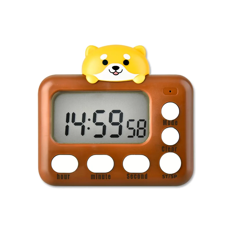 Pomodoro Cute Digital Study Timer for Kids Cooking  Kitchen Timer Magnetic Productivity Countdown Timer