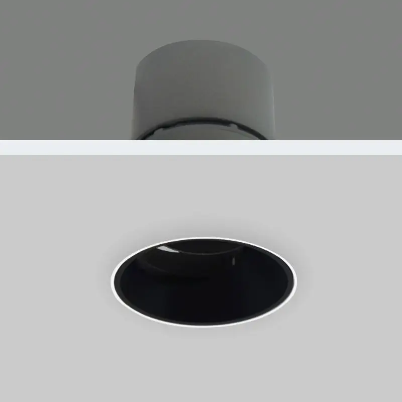 White Aluminium Adjustable Frameless Downlight Gu10 Fire-Rated Trimless Led Spot Light