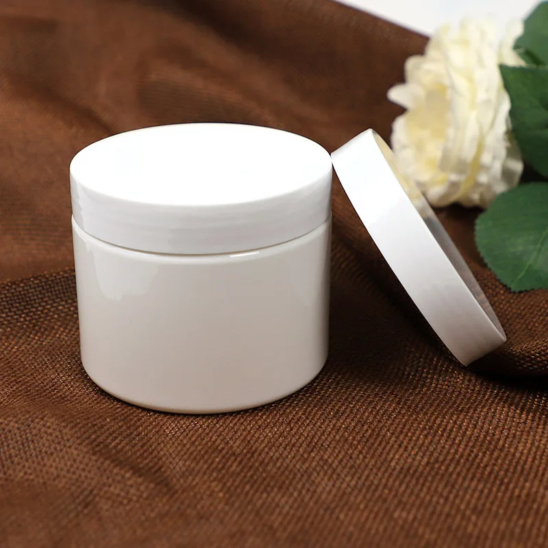 Custom 77/400 Round Plastic Cream Jar Lid Black Gold Bamboo Screw Lid