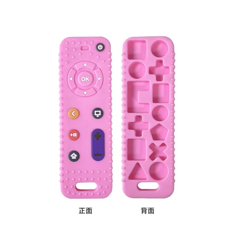 2024 Customizable Hot Selling Food Grade Silicone Teething Toys Game Controller Teether  Remote Control Teether For Baby