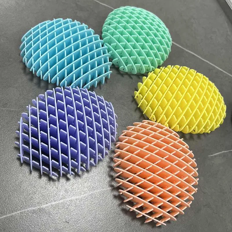 2024 new elastic fidget morph worm fidget toy fingertip elastic mesh toy stress relief toys