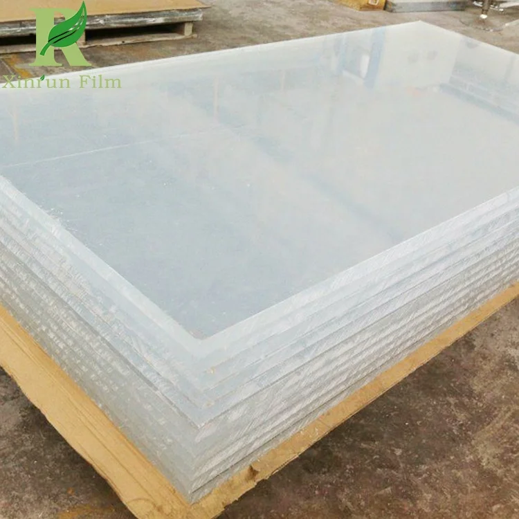 Clear Transparency Anti Scratch Surface Protective Acrylic Sheet PE Film