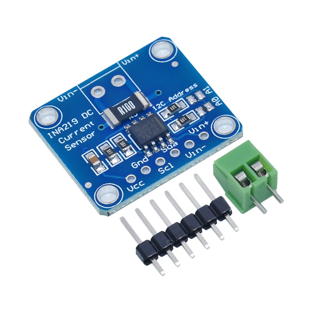 SZYJ INA219 Bi-directional DC Current Power Supply Sensor Breakout Module DIY 3V-5V IIC I2C Power Monitoring Sensor Module