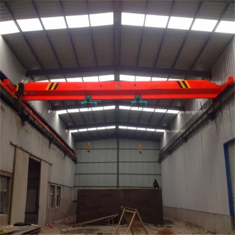 LDE Manufacturing Plant Remote control electric wire rope single girder double hoist overhead crane