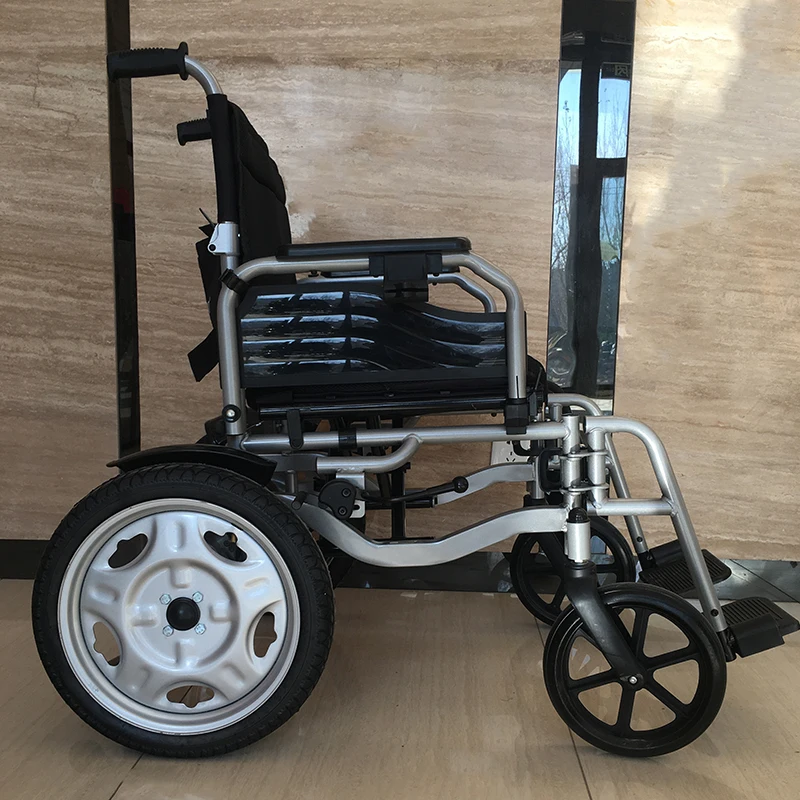 Outdoor JiuYuan 500W Powerful Motors Lightweight Wheelchair  Portable Motorized