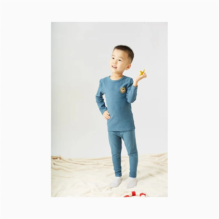 
Factory Price 100% Polyester Cartoon Kids Sleeping Wear Multiple Styles Polyester Boy Thermal Underwear 