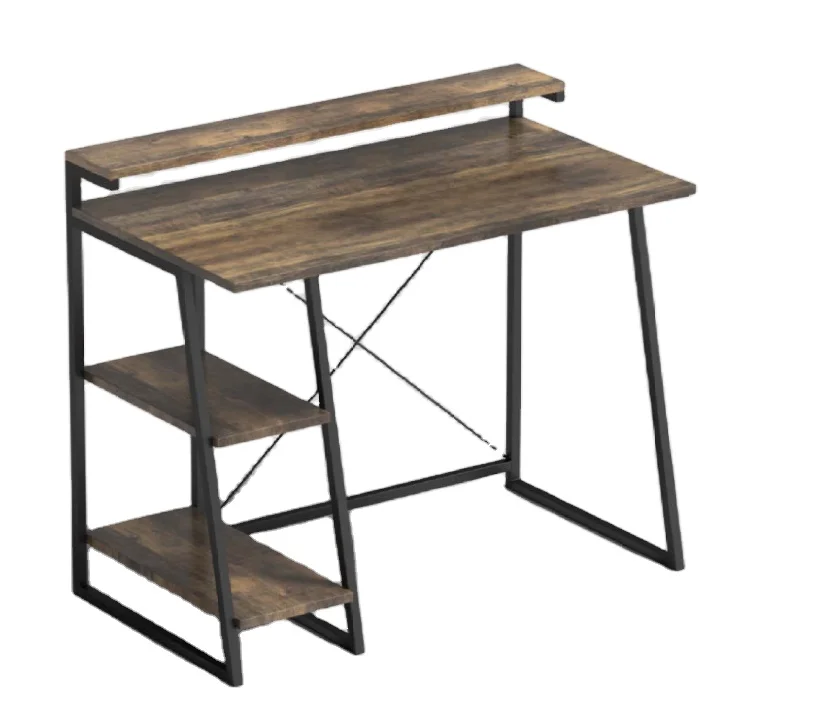 New Design Wholesale Modern PC Table Wooden Home Office Computer Desk Modern Cheap PC Laptop Workstation Home Office Furniture