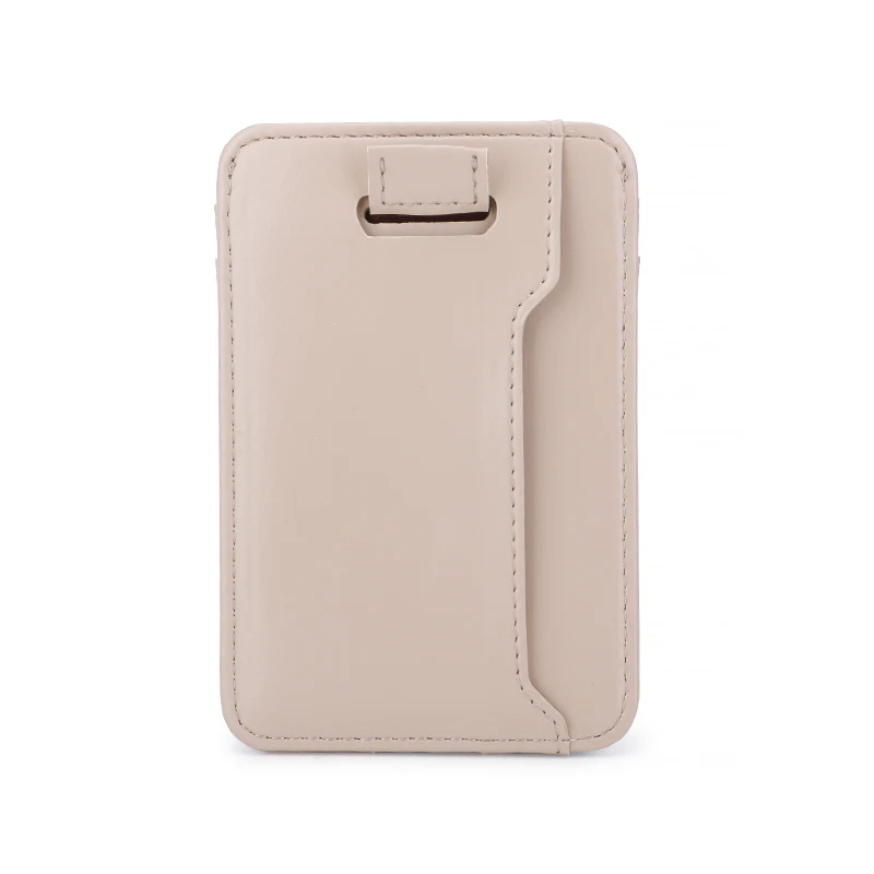 Leather Cardholder With Pull Tab ,Custom Cardholder Wallet in Cheap Price