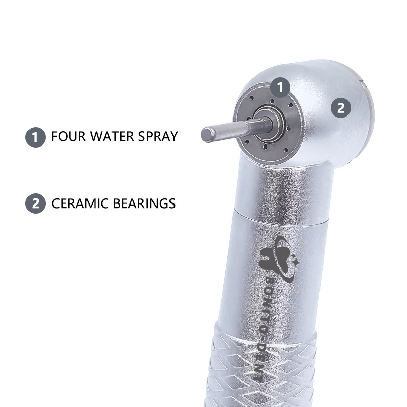 Dental E-generator Push Button 2.78mm Cartridge Rotor High Speed Handpiece Air Turbine 4 Water Spray Handpiece 4hole 2hole