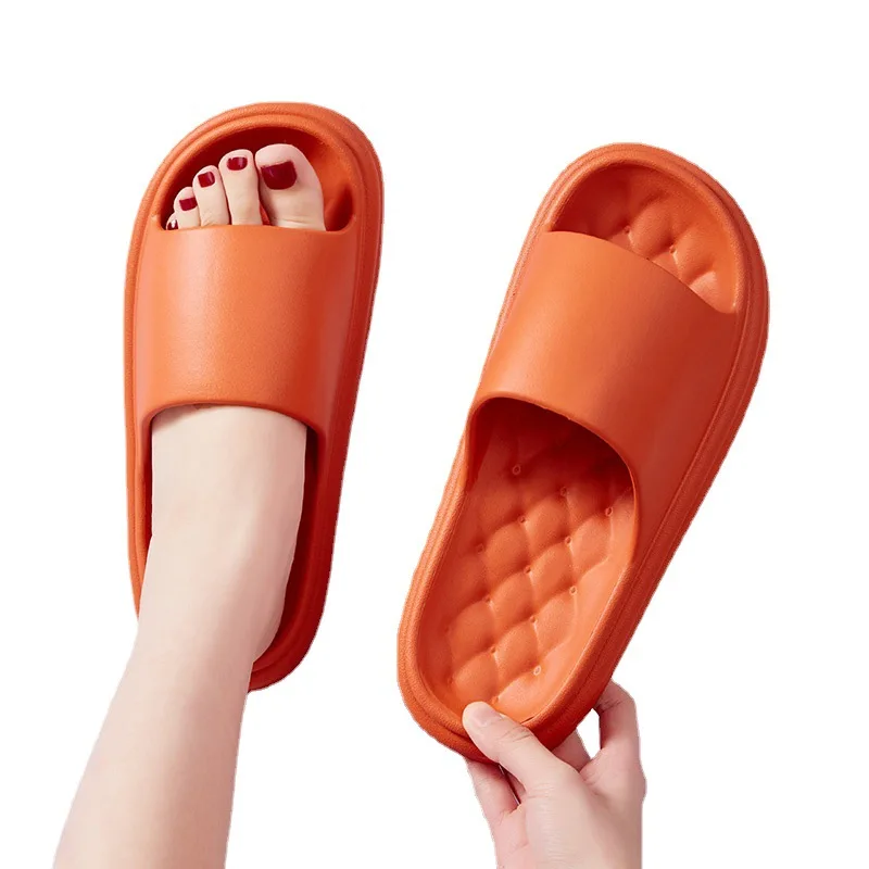 Summer Home Bathroom Slippers Women Thick-Soled Soft-Soled Shoes Home 3.5cm Thick Slippers