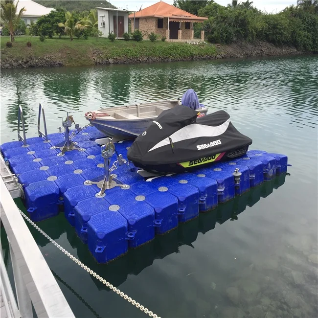 China factory Ocean plastic modular floating pontoon for floating working platform