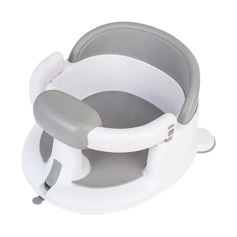 Высокое качество регулируемый Противоскользящий стул для душа с безопасной присоской и противоскользящим сиденьем детской ванны