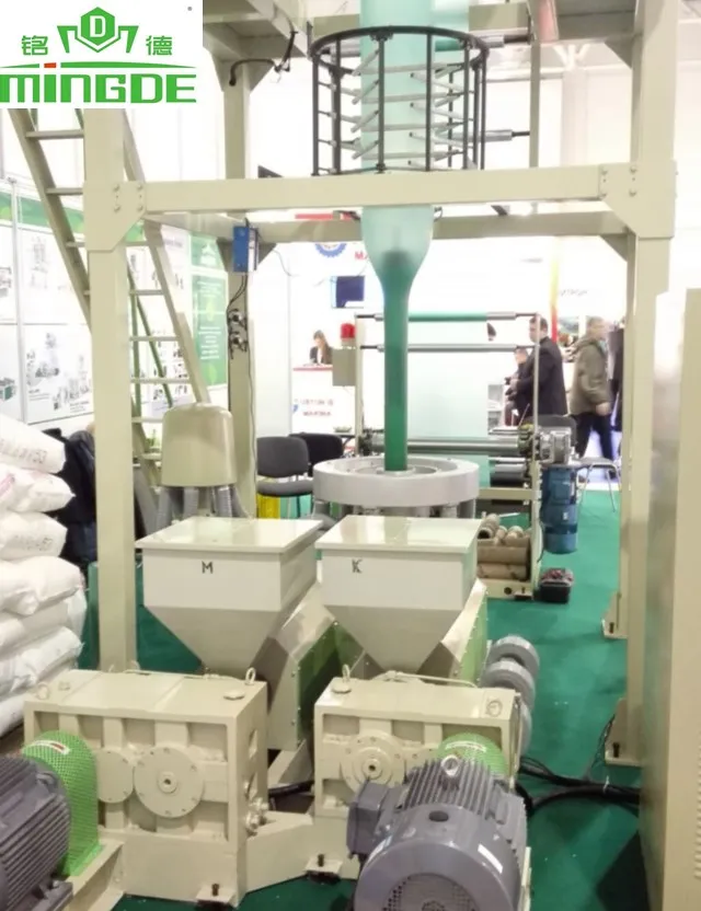 Factory sales aba plastic HDPE LDPE film extruder blowing machine three-layer Co-extrusion film blown machine cheap price