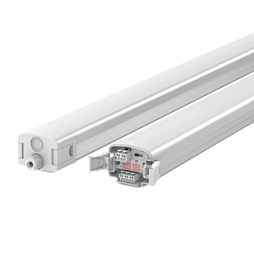 Toppo New Design Aluminum Ceiling Batten Warehouse LED Triproof Light