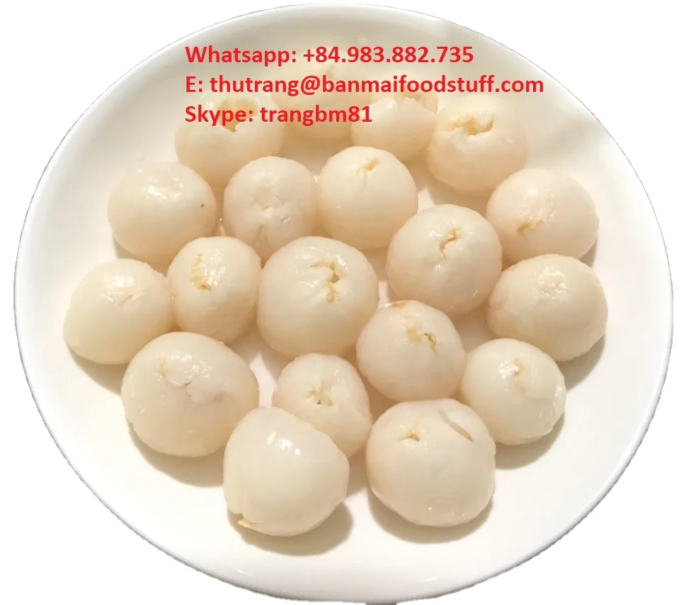 VIETNAM RELIABLE SUPPLIER FOR CANNED LYCHEE FRUIT IN TIN 20OZ IN SYRUP PRODUCED FROM CROP JUNE 2022, OEM PACKING GOOD PRICE