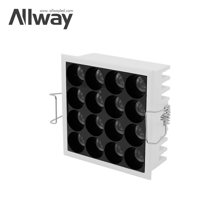 Заводская низкая цена Гарантированная алюминиевая Нижняя лампа для помещений офиса 18 Вт LE потолочный светильник