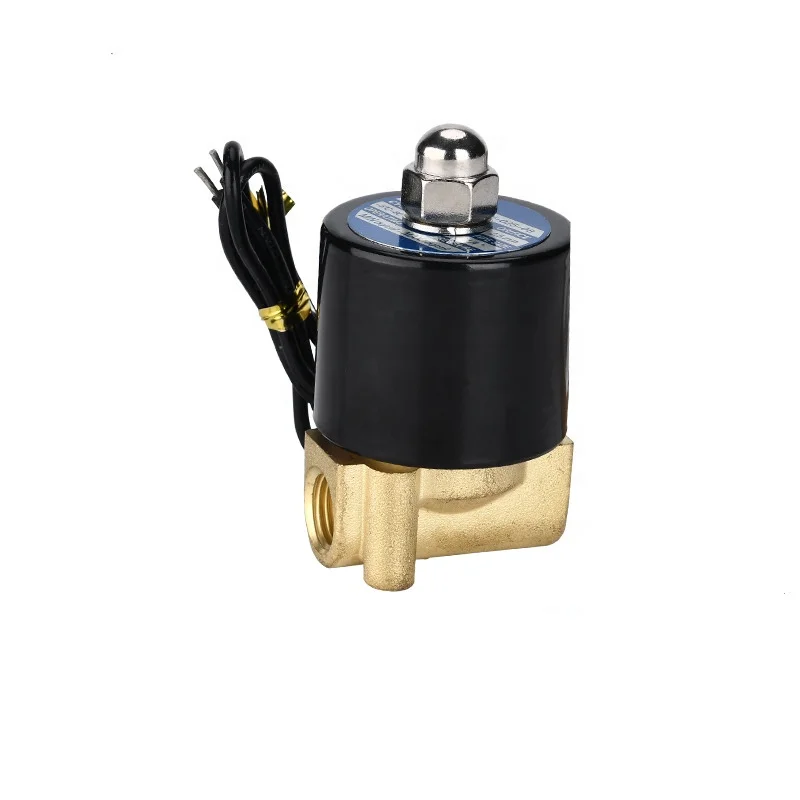 Factory direct sell cheapest price brass direct acting 10bar 1/4 mini normally close 220 volt lpg gas bbq solenoid valve