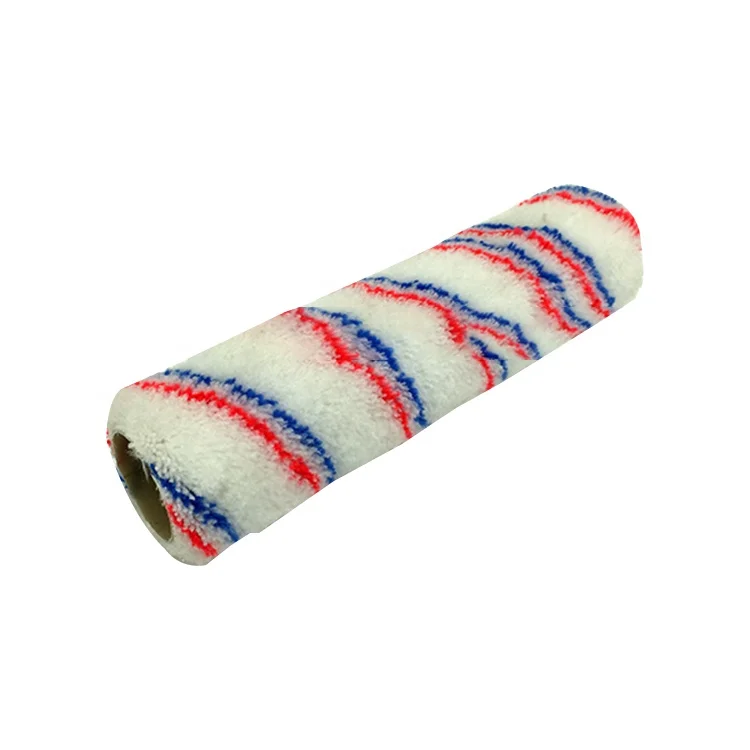 Customized 9inch Acrylic fiber or polyester or Microfiber stripe paint roller