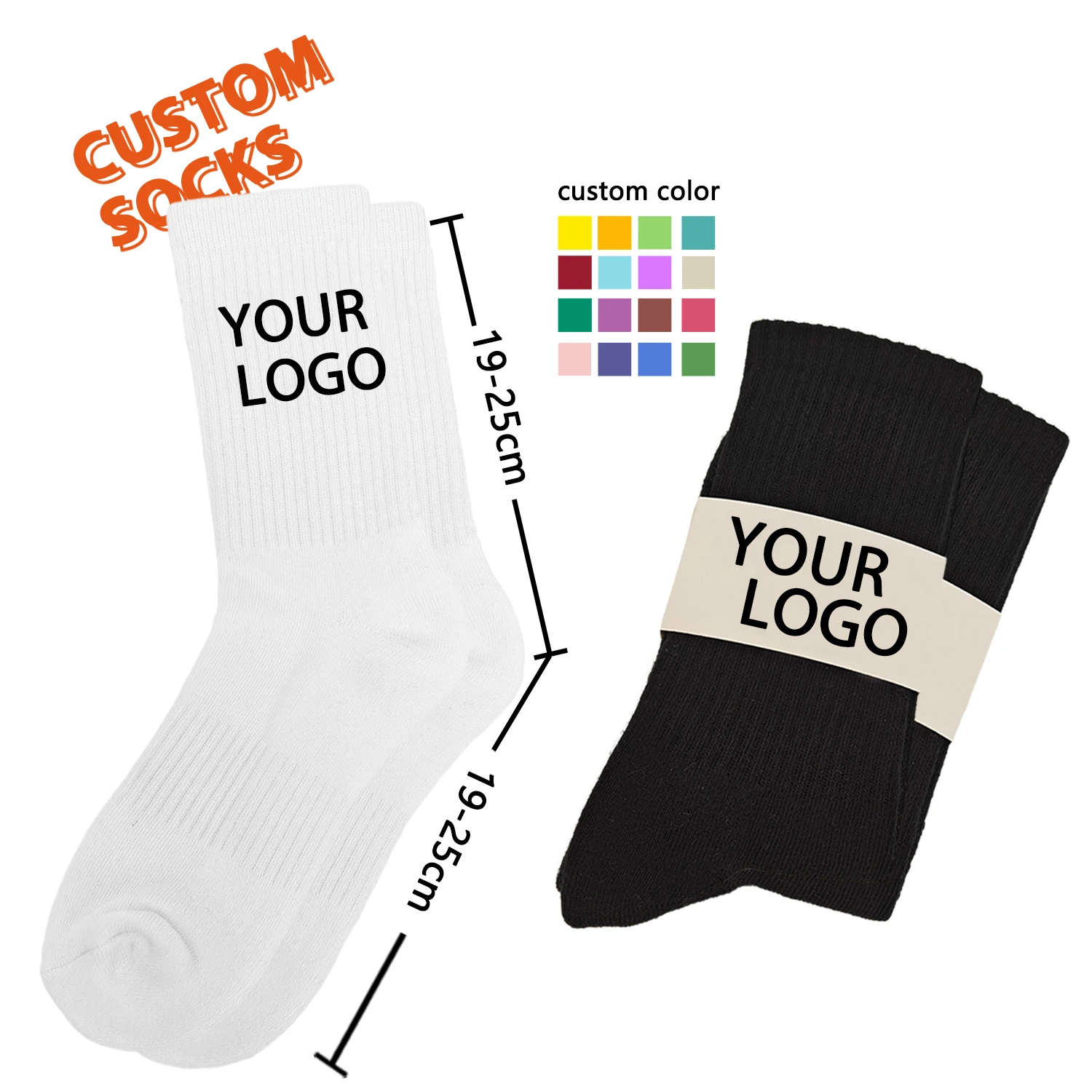 miracle compression socks socks unisex with logo custom design basketball crew gray  workout custom printing white blank soc
