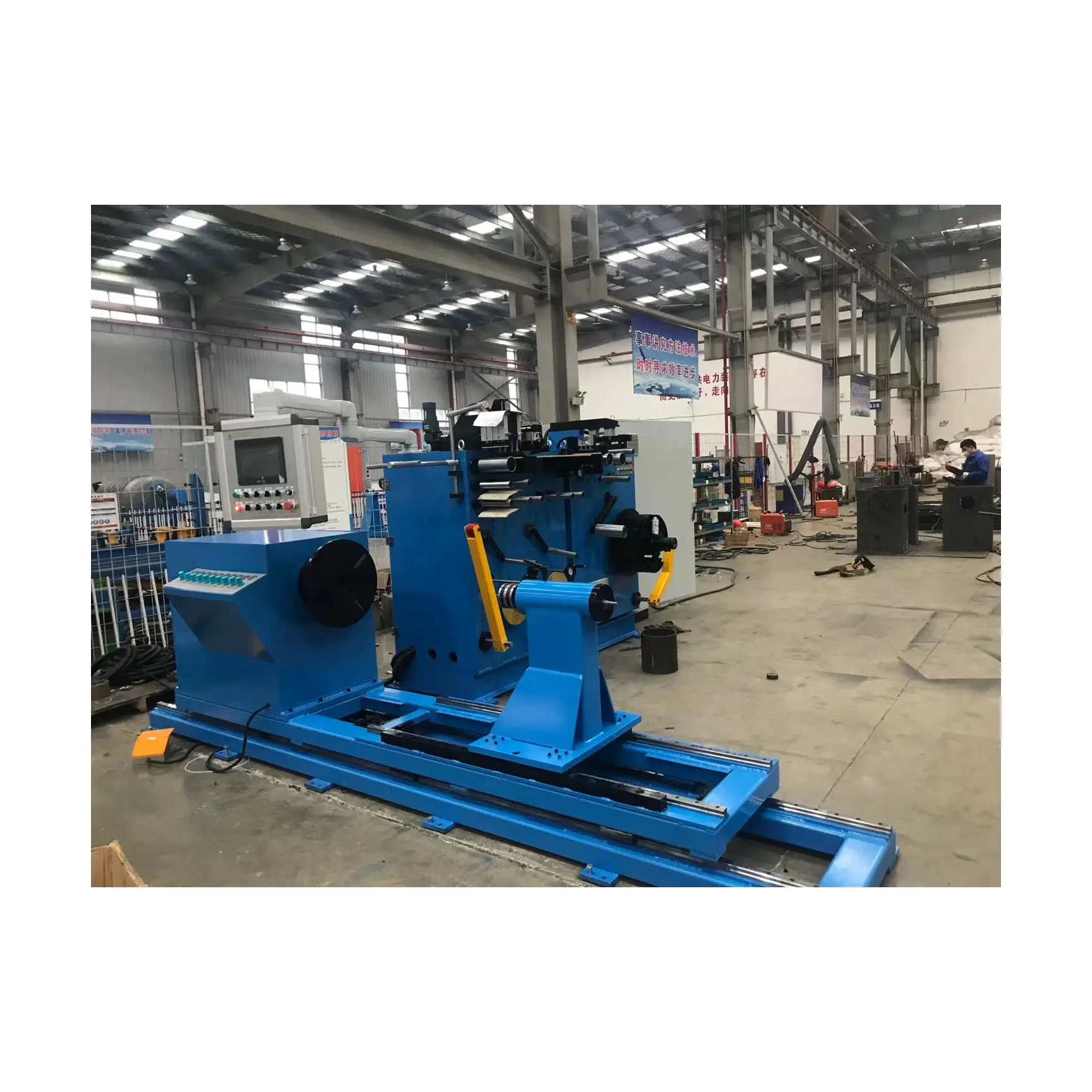 GYBRJ-1500 Transformer Rectangular core HV coil Foil Winding Machine with Cu