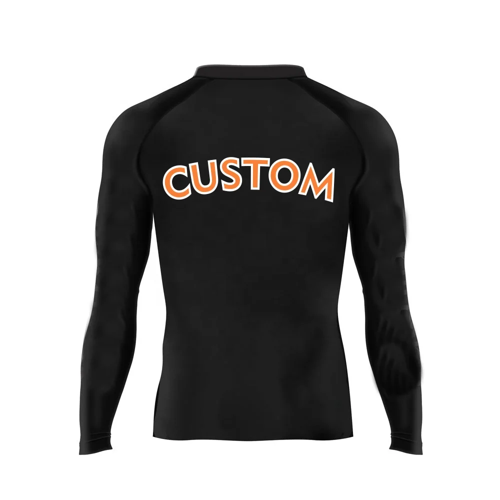 Wholesale Blank Oem Surf Printed Compression Shirt Long Sleeve Mma Logo Uv Custom Rash Guards Custom Printed Rash Guard For Men