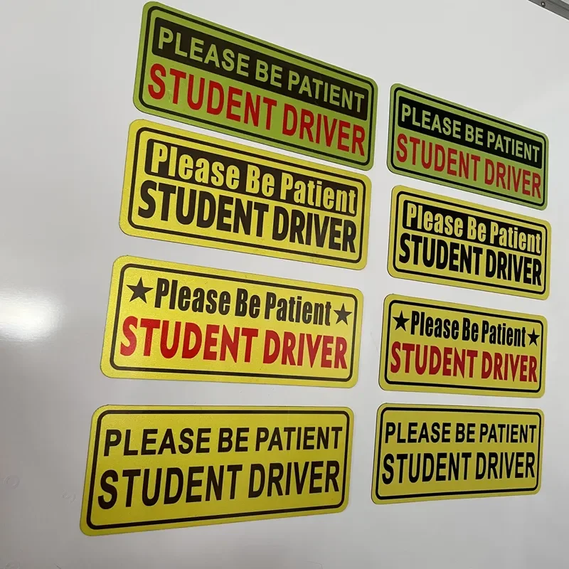 Custom Removable Vehicle Bumper Decal Magnet Sign Car Reflective Sticker