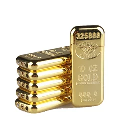 Amazon top seller Luxury gold lighter Gold Nugget Lighter for cigarette