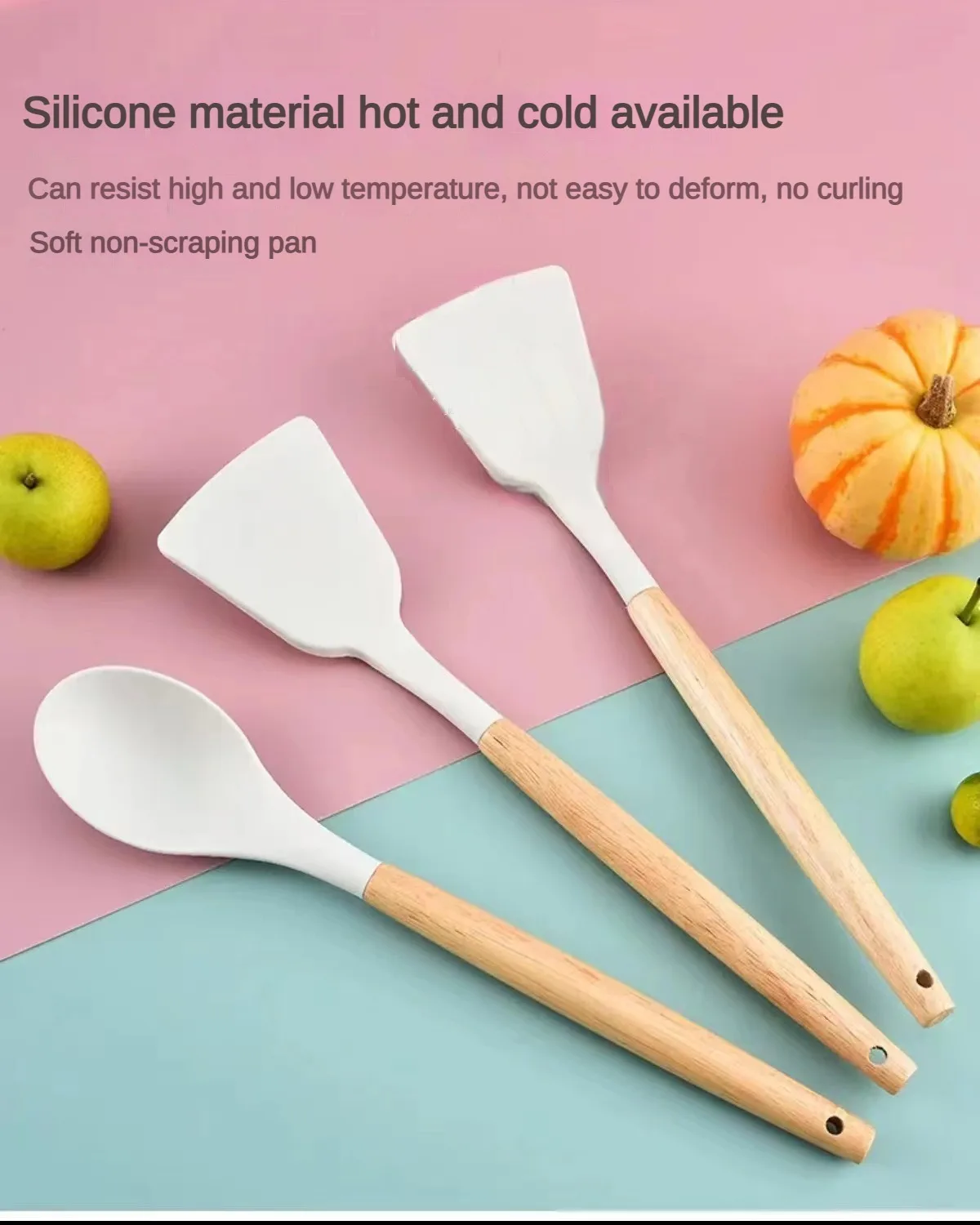 Набор силиконовых кухонных принадлежностей 19 шт.