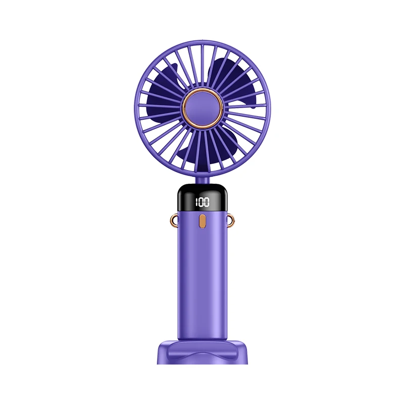 Adjustable 3 Speed mini Handheld Battery Rechargeable Portable Fan Small fan mini USB Desk Personal Hand Cooling Folding Fan
