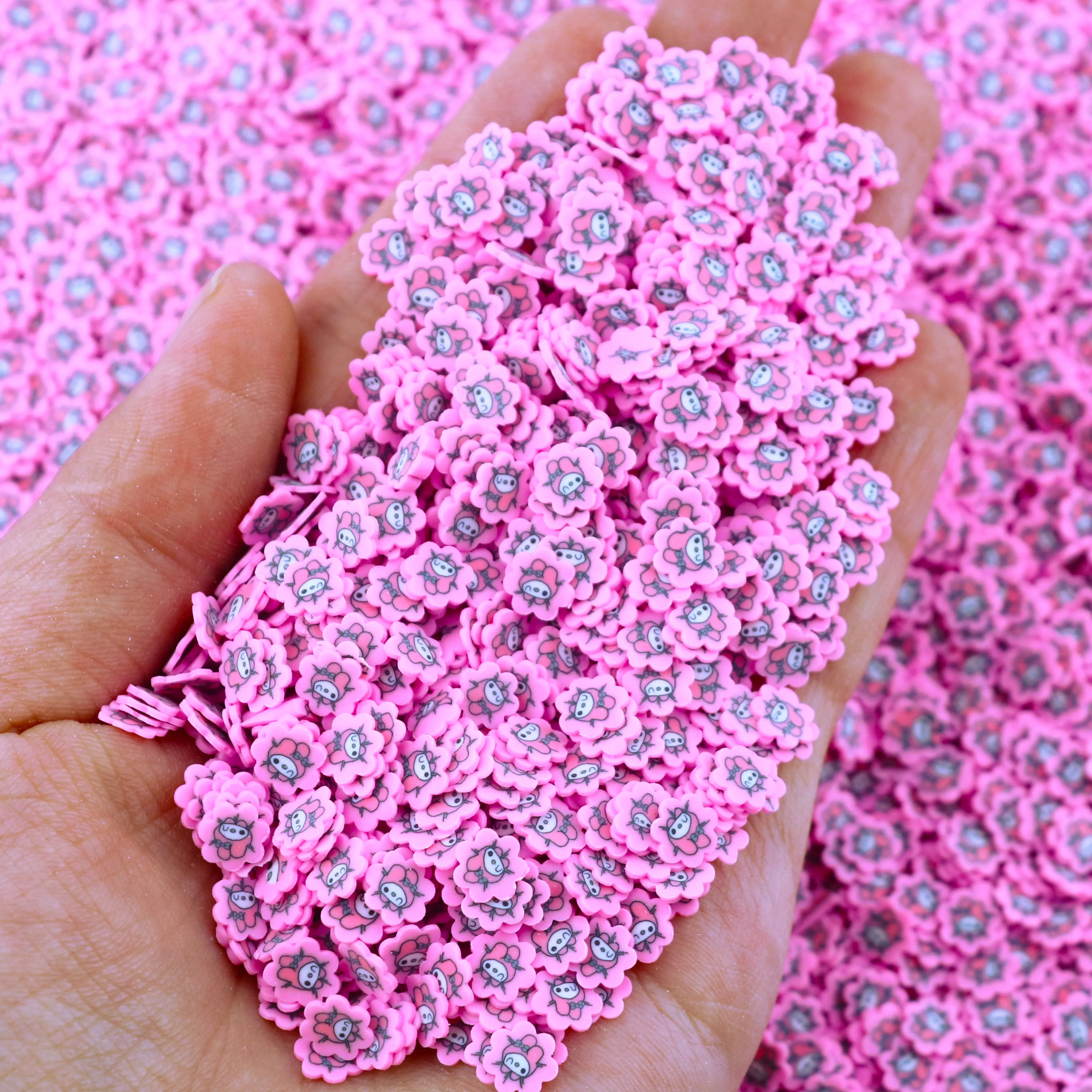 1KG Cartoon Character Sanlio Polymer Clay Sprinkles Slices Mix For Slime