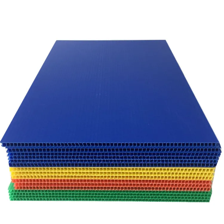 PP Hollow flute board  plastic hollow corrugated grid sheet