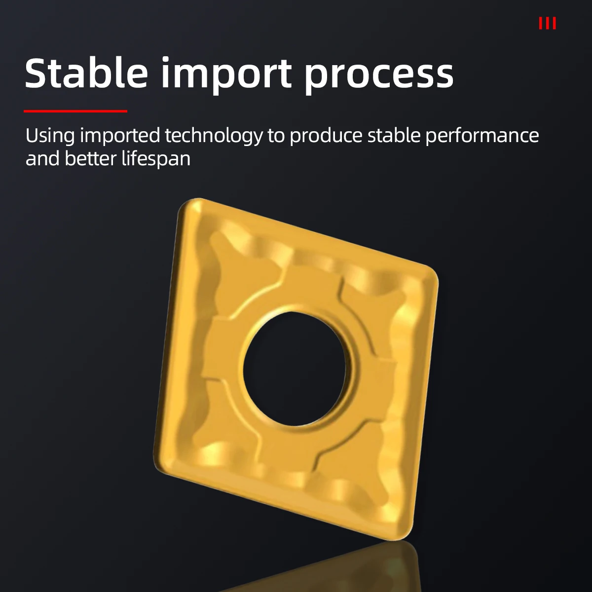 Golden heron blade Tungsten CNC Turning Inserts Carbide Inserts Tungsten Carbide Milling Insert