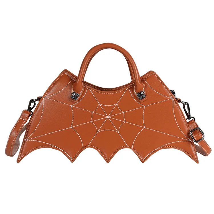 TLB-8E678  Creative funny Halloween personality bat women fashion pu handbag messenger bag