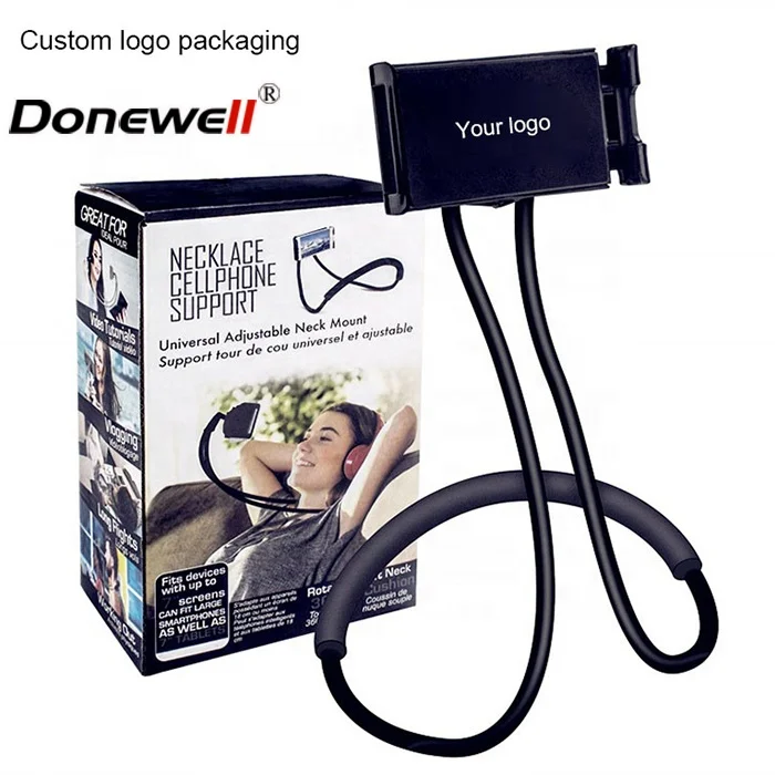 
Lazy Neck Phone Holder Hand-free Rotating Gooseneck Multiple Function Mountsfor Cell Phone Tablet 