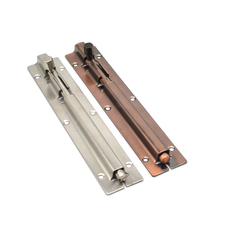 China wholesale price stainless steel security lock tower slide bathroom door bolt