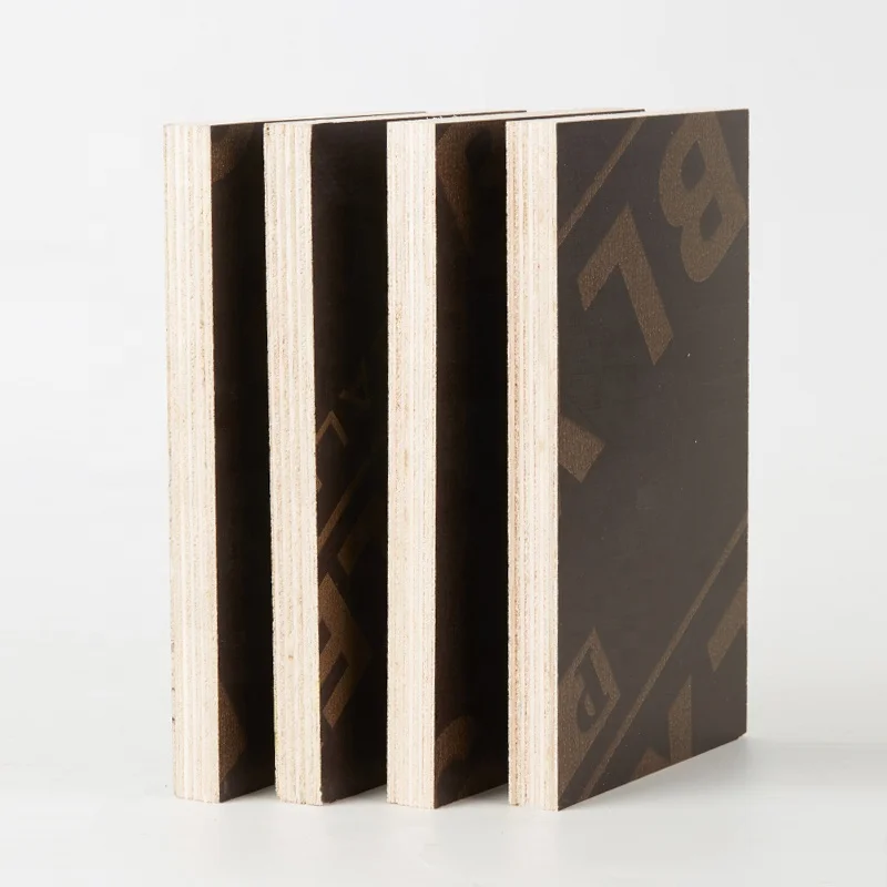 4*8Ft 12mm Strong Water-proof Wear Resistance Impact Resistance High Quality Hardwood Formwork Plywood Film Faced Plywood
