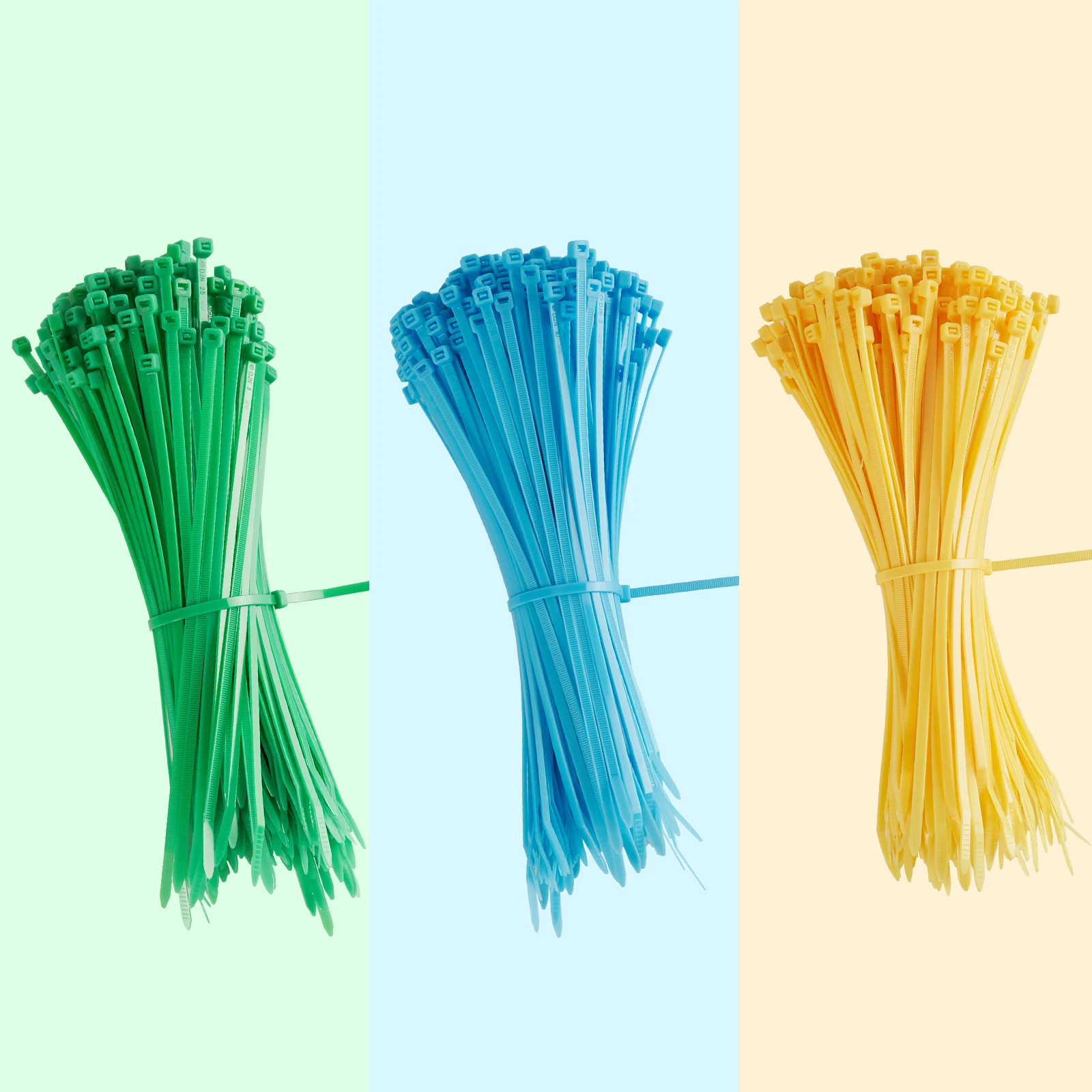 High strength 7*250 mm Cable Tie Nylon  Zip Ties Plastic  China Manufacturer Reusable  Zip Ties