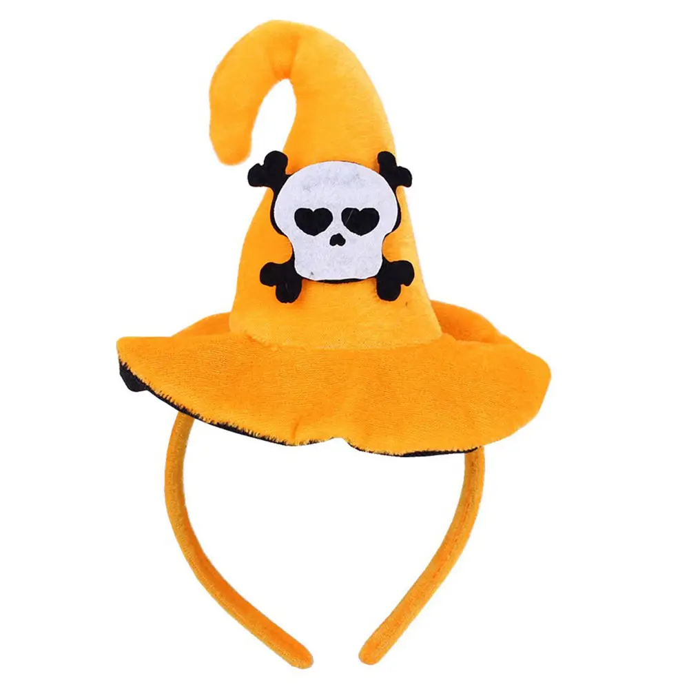 Wholesale Halloween Pumpkin Hat Headbands Ghost Clown Hairband Skull Hair Hoops for Halloween Party