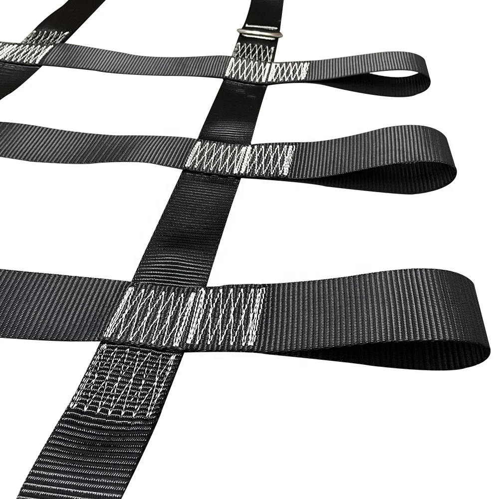 Universal Heavy Duty Park Cargo Control Netting with Ratchets Safety Battle Net for Car Trunk Mesh Hammock Wagon Cargo Net