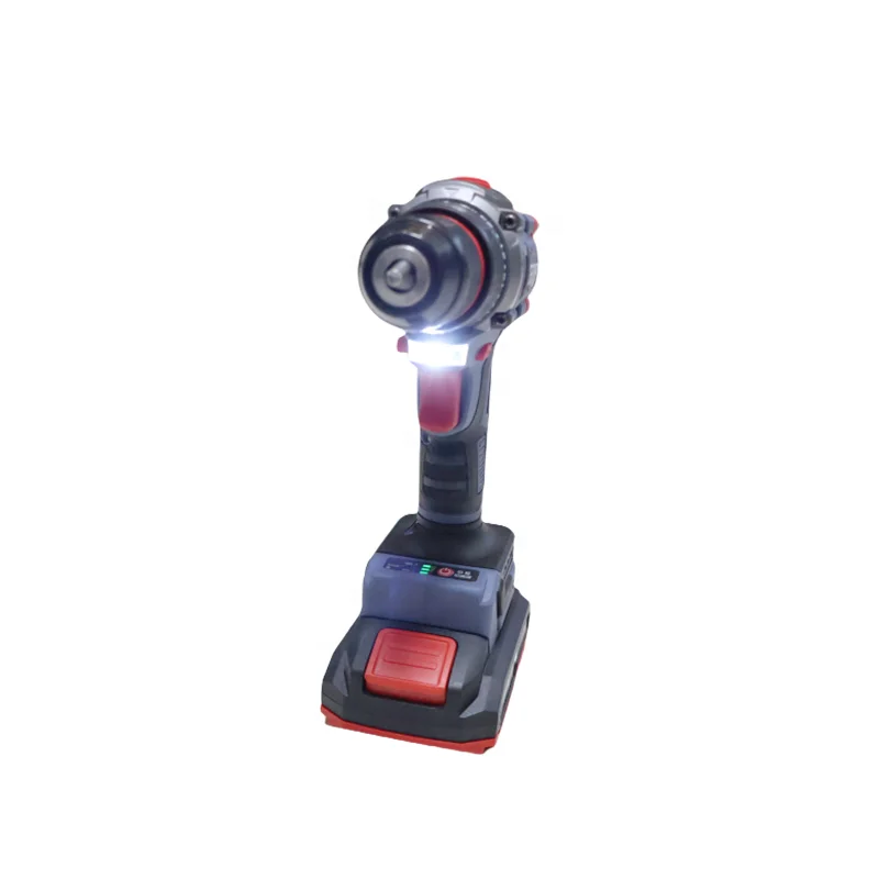 21V Lithium Electric Hand Drill Variable Speed Household Rechargeable Screwdriver Brushless Motor Impact Type OEM Customizable