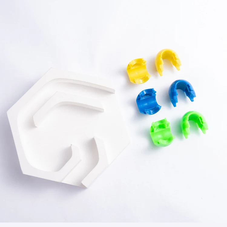 Plastic X connector two-piece type playground net fastener