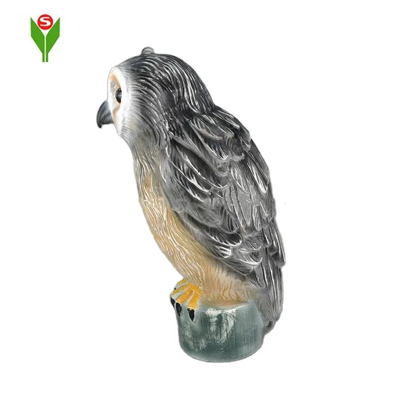 Plastic Outdoor and Home  Garden Owl Decoy for Pest Control