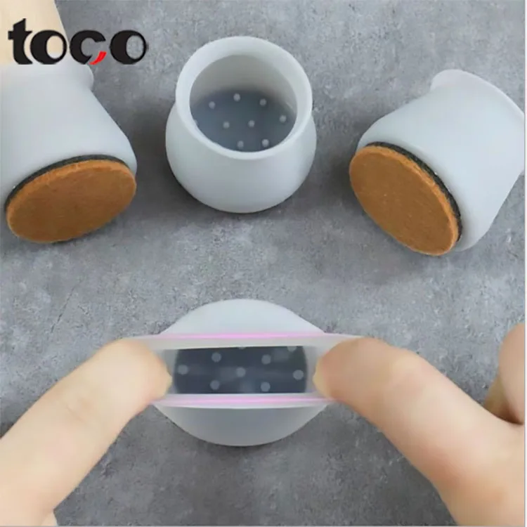 Силиконовая защита для пола TOCO, защитный чехол для ножек стула, мебели