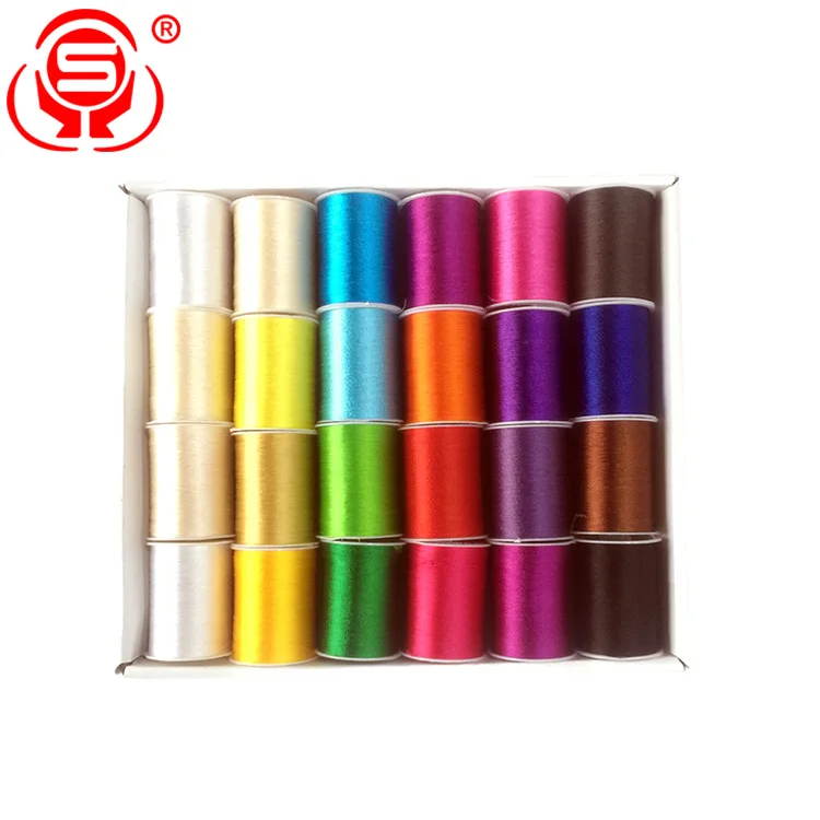 
China cheap braided mercerized polyester sewing thread for garment 