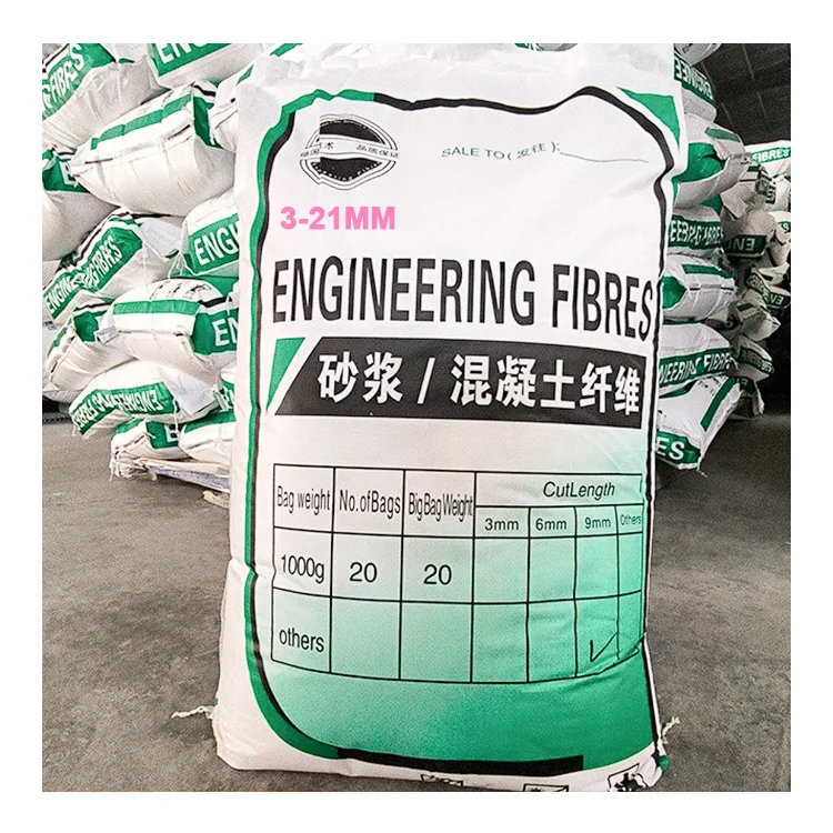 Polypropylene staple fiber for concrete cement mortar